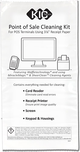 POS Cleaning Kit - for 3-1/8" receipt paper