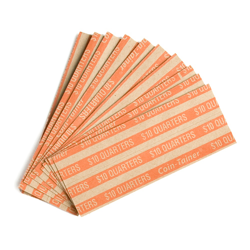 Flat Coin Wrappers (Quarters)