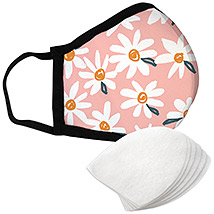 Daisy Flowers - Standard Face Mask with Filters