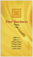 Gold Abstract Business Cards