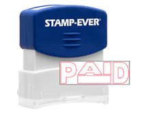 PAID Stock Title Stamp